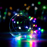 [USB Fairy String Lights] 1pc 20/50/100 LED USB Fairy Lights | Copper Wire String Lights, Warm White Multicolor White | Home, Bedroom, Wedding, Christmas, Holiday, Halloween Decorations - Buy online at  Vibe In Cart.