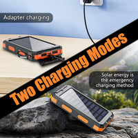 Solar Charger-40000mAh Solar Charger Power Bank -Portable Solar Phone Battery Panel Charger, QC3.0 Dual USB Port Battery Pack Charger Portable For All Cell Phones & Electronic Devices- Long Lasting, Travel Camping, LED Flashl - Buy online at  Vibe In Cart.
