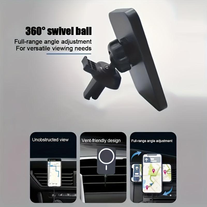 15W Magnetic Wireless Charging Stand, Suitable for iPhone 17/16/15/14/13/12 Series and 25/S24/S23/S22 - USB-C Interface, No Battery Required, Easy to Install, Fashionable Appearance | Essential USB-C Charging Station for Trav - Buy online at  Vibe In Cart.