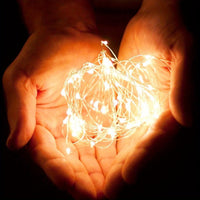 [USB Fairy String Lights] 1pc 20/50/100 LED USB Fairy Lights | Copper Wire String Lights, Warm White Multicolor White | Home, Bedroom, Wedding, Christmas, Holiday, Halloween Decorations - Buy online at  Vibe In Cart.