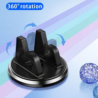 [Rotatable Car Phone Holder] 360-Degree Rotatable Universal ABS Dashboard Holder | Non-Slip Adjustable Car Phone Mount, GPS Navigation Accessory - Suitable for Car Electronics - Buy online at  Vibe In Cart.