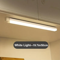 [Motion Sensor LED Light] 1pc White & Warm White Motion Sensor LED Light - Magnetic USB Rechargeable, 3.94"-19.69" Range, Battery/USB Powered, No Drill Required for RV, Kitchen, Wardrobe, Bedroom, Under Cabinet & Night Light - Buy online at  Vibe In Cart.