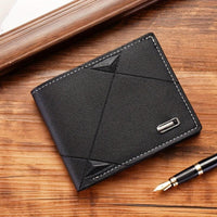 Men's Short Wallet, Multi-card Card Holder, Bifold Wallet Money Clip Coin Purse, Gift For Men - Buy online at  Vibe In Cart.