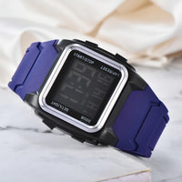 Stylish Square Large Screen Sports Electronic Watch, Night Light Wrist Watch, Suitable For Boys And Girls, Birthday Gift - Buy online at  Vibe In Cart.