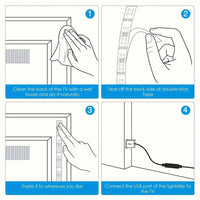 10ft-32.8ft USB-Powered Motion Sensor LED Strip Lights, Automatic Sensing Switch, White & Warm Light, Ideal for Stairs, Closets, Kitchens, Bedrooms, and Hallways - Buy online at  Vibe In Cart.