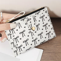 Retro Print Women&Apos;S Short Wallet, High-Quality Credit Card Holder, Casual Multi-Slot Organizer with Snap Closure, Lined, Ideal for Dorms And Study Sessions, Credit Card Storage|Sleek Wallet| Lined Walle - Buy online at  Vibe In Cart.