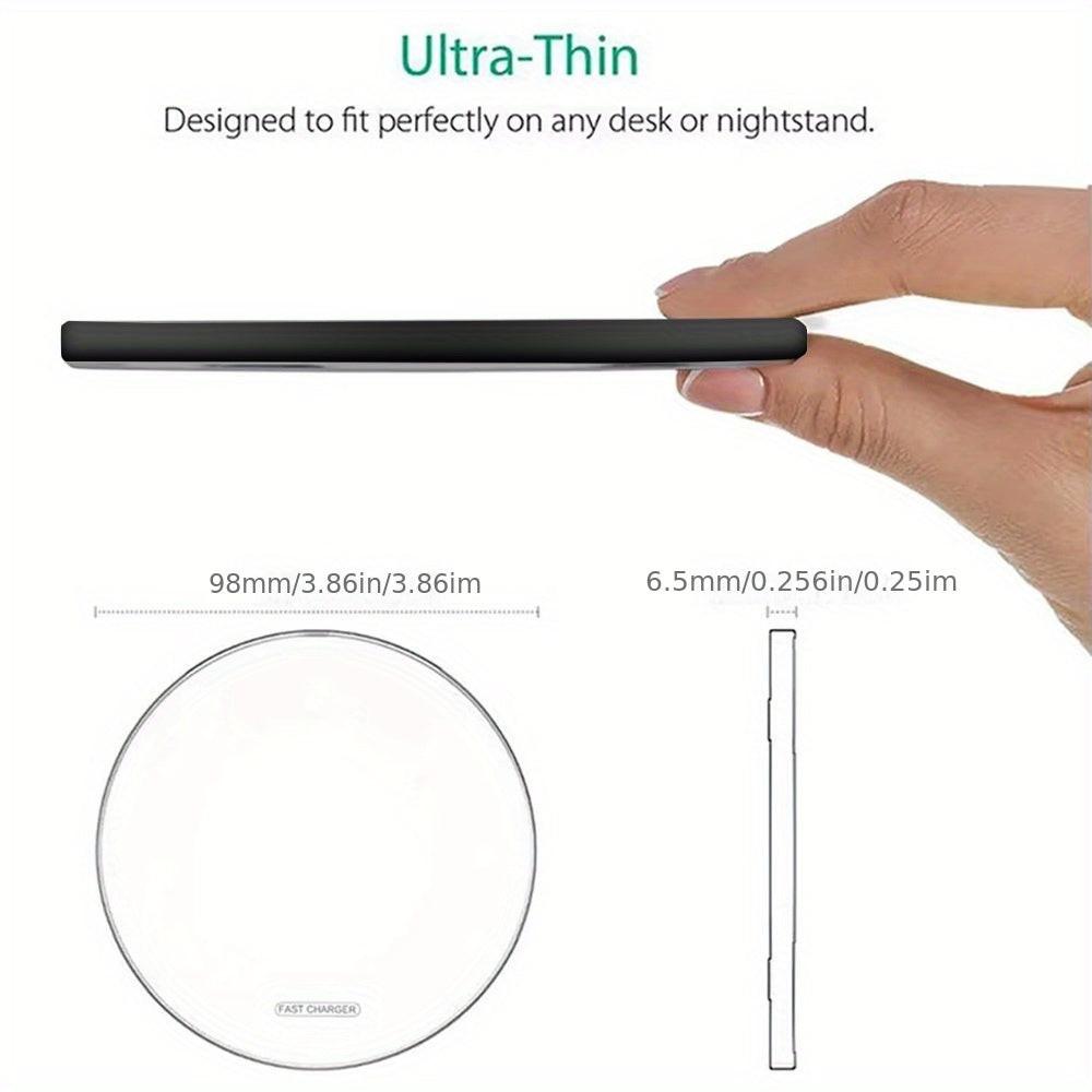 15W Wireless Charging Pad - Fast Charge Station for iPhone 16/15/14/13/12/11/XS,  S24/S23/S22 & Type-C Devices | USB-C 3.0 Connector, 36V Max Voltage No Battery Needed Easy Setup QuickCharge Technology Stylish Design - Buy online at  Vibe In Cart.