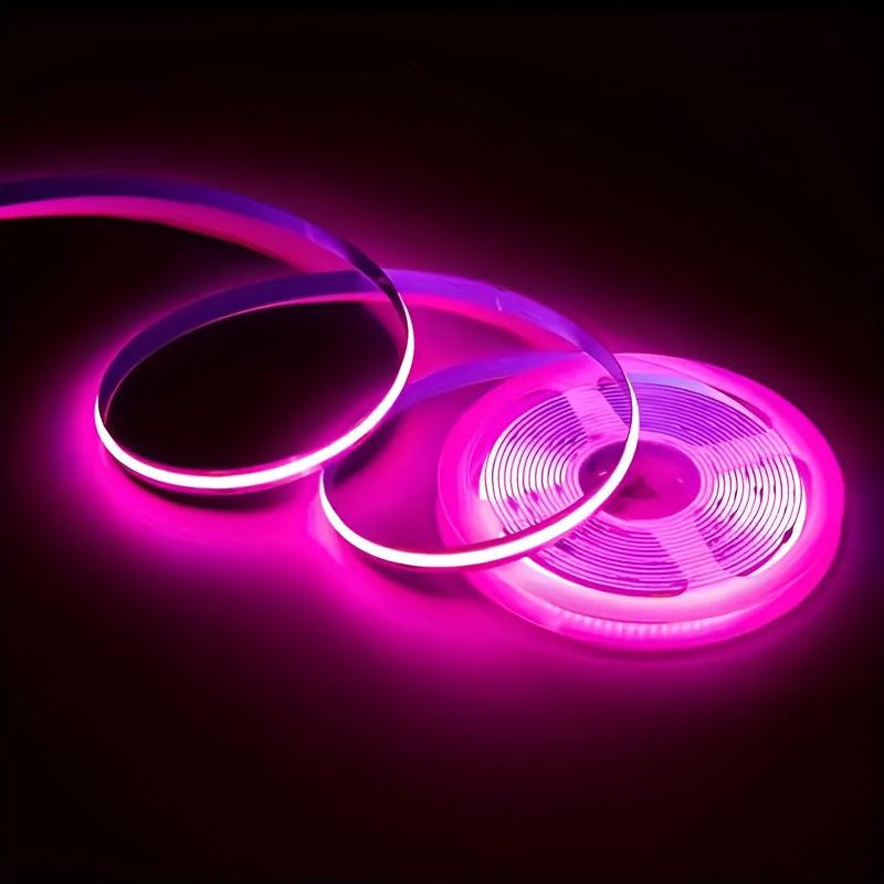 [USB TV lighting strip] Purple LED Strip 1pc USB-Powered 60 Lights | Non-Waterproof | TV Background & Indoor Decoration | Cuttable for Projects - Buy online at  Vibe In Cart.