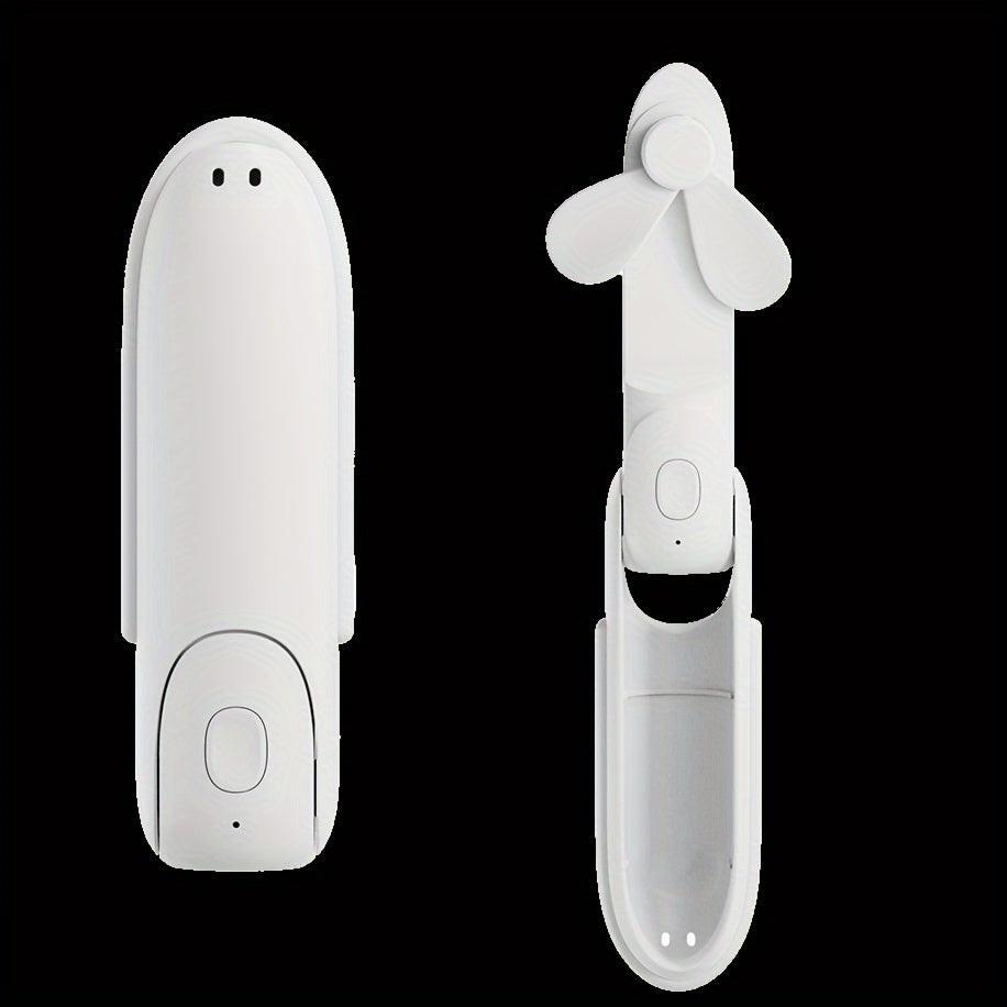 Compact And Portable Mini Fan That Folds, Featuring a High-Capacity, Extended Usage Time, Powerful Airflow, And Multifunctional Capabilities Including an Emergency Power Bank And Flashlight. Ideal for Outdoor Activities, Camp - Buy online at  Vibe In Cart.