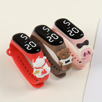 [3pcs Cute Digital Watches] 3pcs Cute Digital Watches - Astronaut, Elephant & Bear | Colorful TPU Bands, Easy-to-Read Display, Non-Waterproof | Perfect Back-to-School Gift for Boys & Girls - Buy online at  Vibe In Cart.