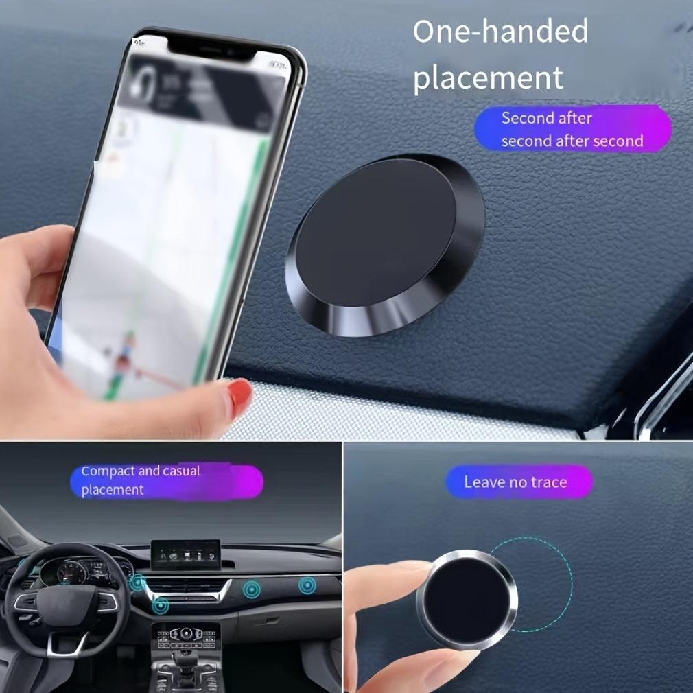 Magnetic Car Phone Holder Universal Car Phone Stand for Phone Dashboard Wall Mounted Car Magnet Sticker - Buy online at  Vibe In Cart.