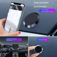 Magnetic Car Phone Holder Universal Car Phone Stand for Phone Dashboard Wall Mounted Car Magnet Sticker - Buy online at  Vibe In Cart.