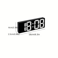 1pc Creative Mirror Digital Alarm Clock | LED Display, Temperature Time Date, USB Plug In, Silent, Portable, Ideal for Home Office Decoration, Perfect Gift for Christmas And Valentine'S Day - Buy online at  Vibe In Cart.