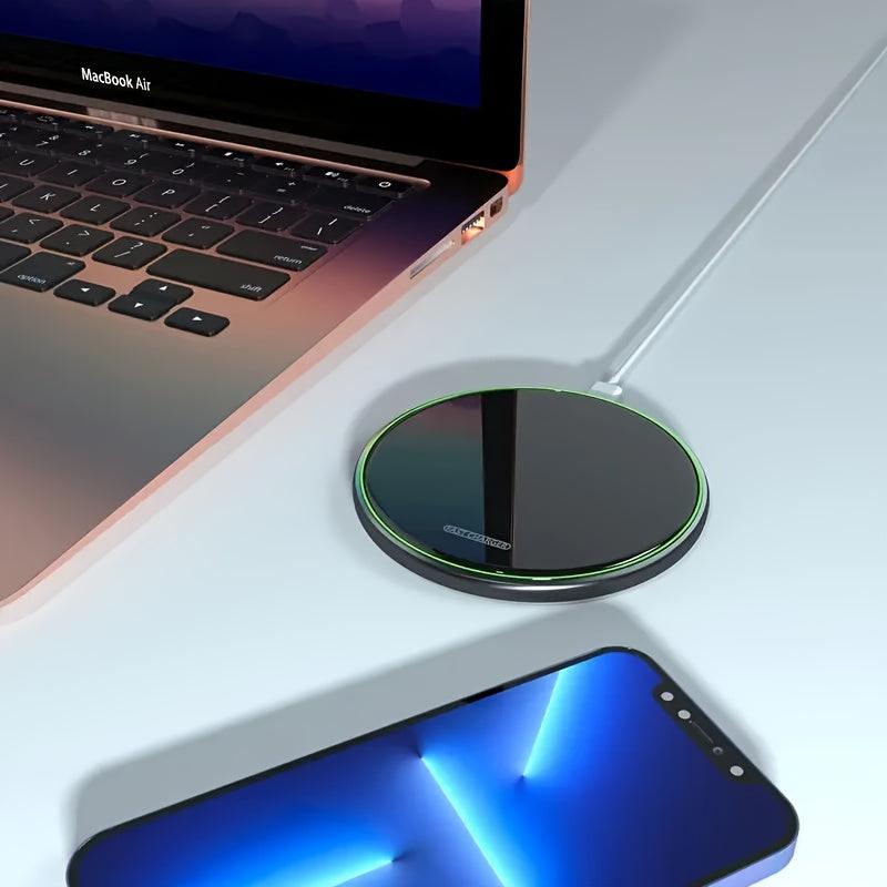 15W Wireless Charging Pad - Fast Charge Station for iPhone 16/15/14/13/12/11/XS,  S24/S23/S22 & Type-C Devices | USB-C 3.0 Connector, 36V Max Voltage No Battery Needed Easy Setup QuickCharge Technology Stylish Design - Buy online at  Vibe In Cart.