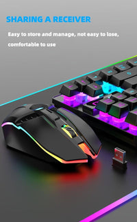 Unleash Wireless Freedom: 10m 2.4G Stable Connection for Ultimate Flexibility.Double The Power: 2000mAh Keyboard & 500mAh Mouse with Fast Type-C Charging.Dynamic RGB Immersion: Breathing Modes & Stunning Rainbow Effects.Compa - Buy online at  Vibe In Cart.