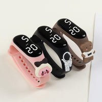 [3pcs Cute Digital Watches] 3pcs Cute Digital Watches - Astronaut, Elephant & Bear | Colorful TPU Bands, Easy-to-Read Display, Non-Waterproof | Perfect Back-to-School Gift for Boys & Girls - Buy online at  Vibe In Cart.
