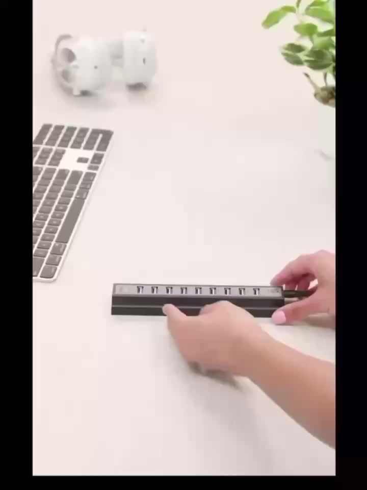 10-Port USB Hub Compatible for PS5/PS4/Xbox/PC/Mac - USB- External USB Adapter with 10 Individual Ports, USB- (No External Power Required), Fast Charging & Data Transfer, Compatible with USB Devices (Laptops, Keyboards, Mice) - Buy online at  Vibe In Cart.