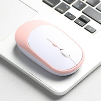 2.4G + BT Dual-mode Wireless Mouse, Ergonomic Comfortable Grip, Stable Connection, Portable Design, Five Colors of Fashionable Options (black/ gray/ pink/ green/ white), Office Wireless Mouse, 4-button Rechargeable Wireless M - Buy online at  Vibe In Cart.