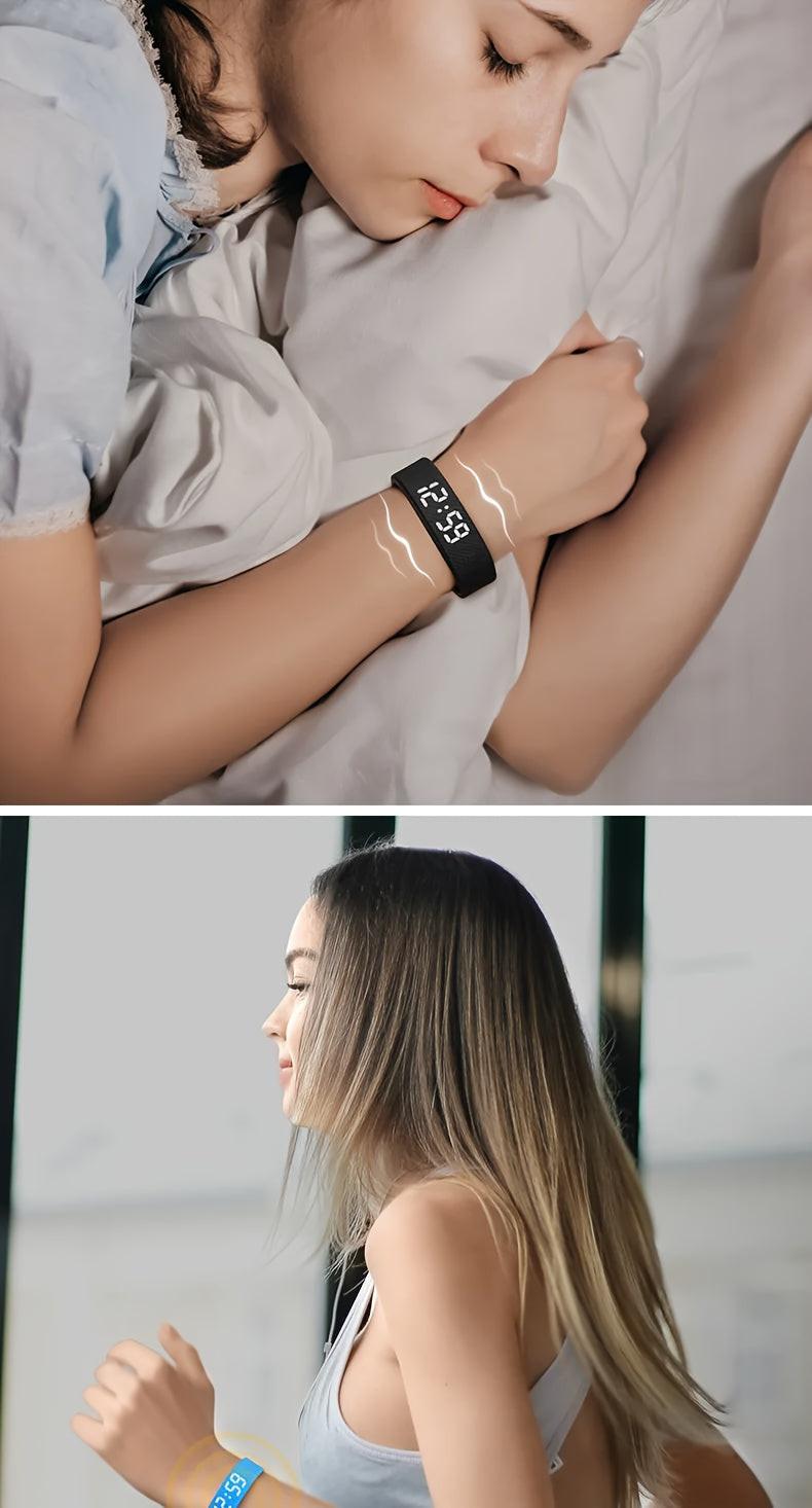 2025 New Multifunctional Simple Fashion Unisex Electronic Watch with Alarm Clock, Pedometer, Timer, Luminous, Senseless Wear Fashion Sports Multifunctional Wristwatch Holiday Gift, Suitable for Any Scene - Send a Hand Rope A - Buy online at  Vibe In Cart.