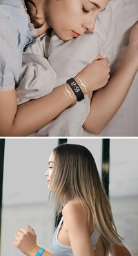 2025 New Multifunctional Simple Fashion Unisex Electronic Watch with Alarm Clock, Pedometer, Timer, Luminous, Senseless Wear Fashion Sports Multifunctional Wristwatch Holiday Gift, Suitable for Any Scene - Send a Hand Rope A - Buy online at  Vibe In Cart.