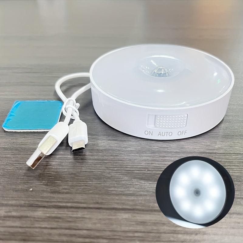 8- USB Rechargeable Night Light with PIR Motion Sensor, Adhesive Magnetic Strip for Closets, Cabinets, Stairs, Bedrooms, And More! - Buy online at  Vibe In Cart.