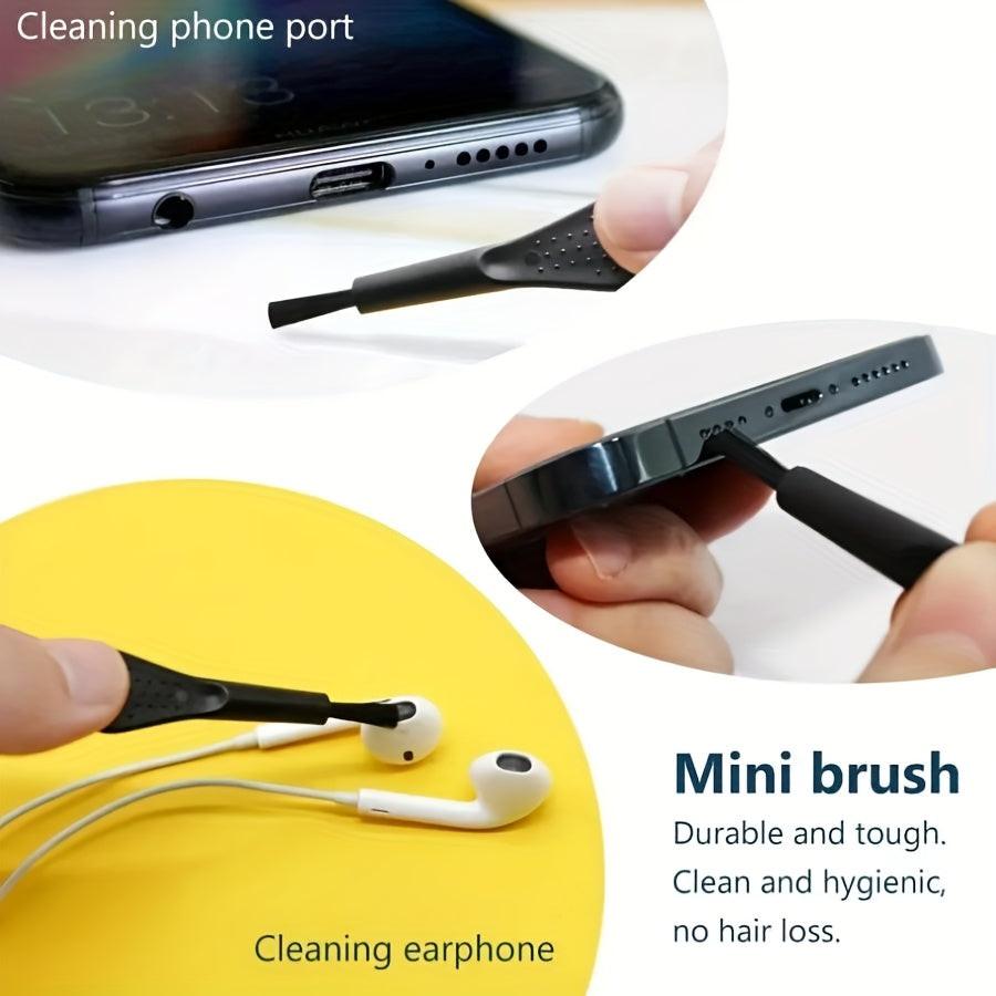5/12/9/18pcs Phone & Computer Cleaning Kit with Charging Port/Speaker Hole Brush, Keyboard, Portable Mini Plunger for Smartphone, Tablet, Shower Head Unclogging - Plastic/Metal Device Maintenance Tool (Dust Plug & Cloth) - Buy online at  Vibe In Cart.