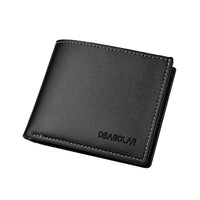Fashion Men'S Soft Faux Leather Wallet Casual Short Youth Purse Christmas Gift - Buy online at  Vibe In Cart.