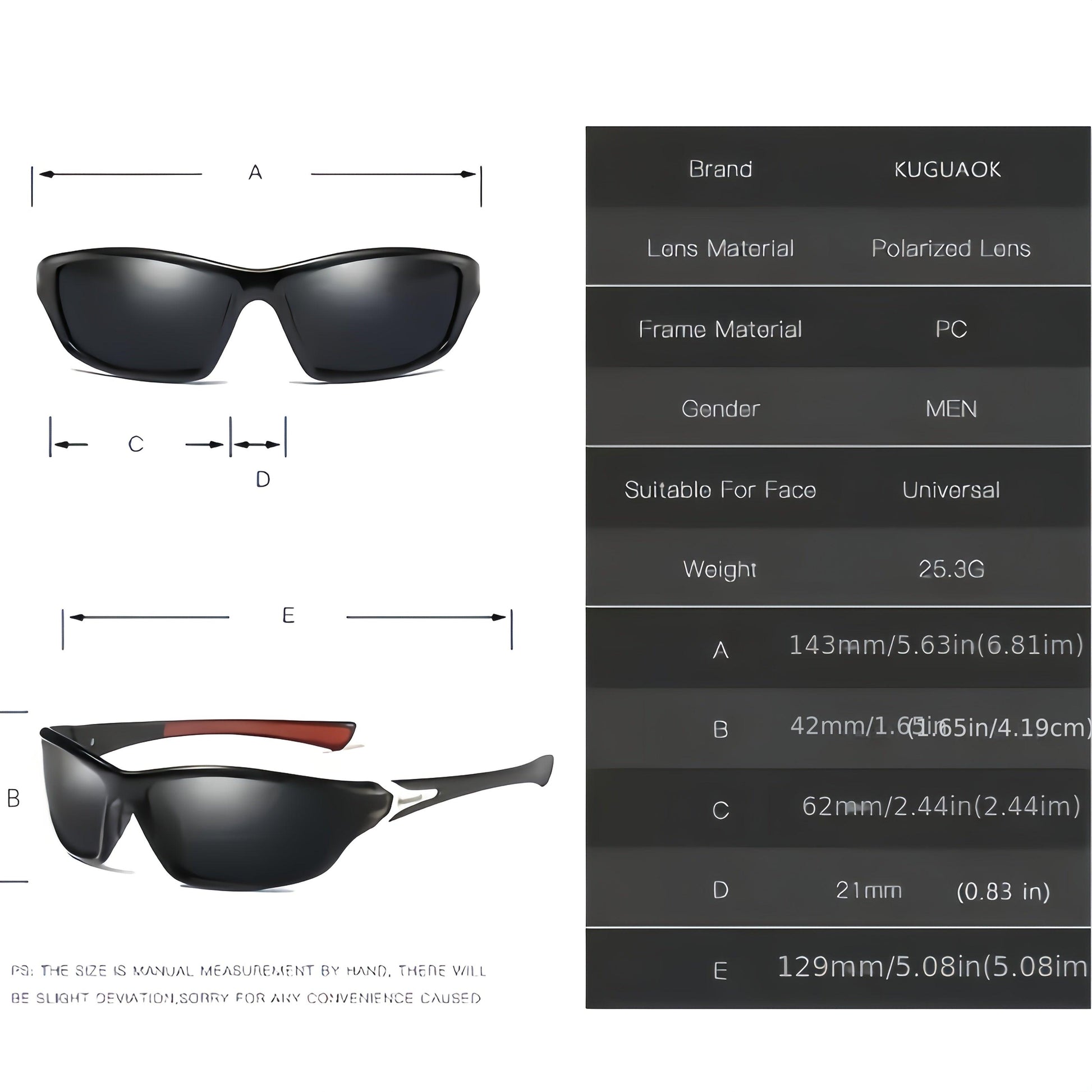 4 Pairs Of Fashionable Polarized Men'S Glasses, Suitable For Summer Cycling, Sports, Leisure, Outdoor Fishing, Driving, And Daily Commuting - Buy online at  Vibe In Cart.