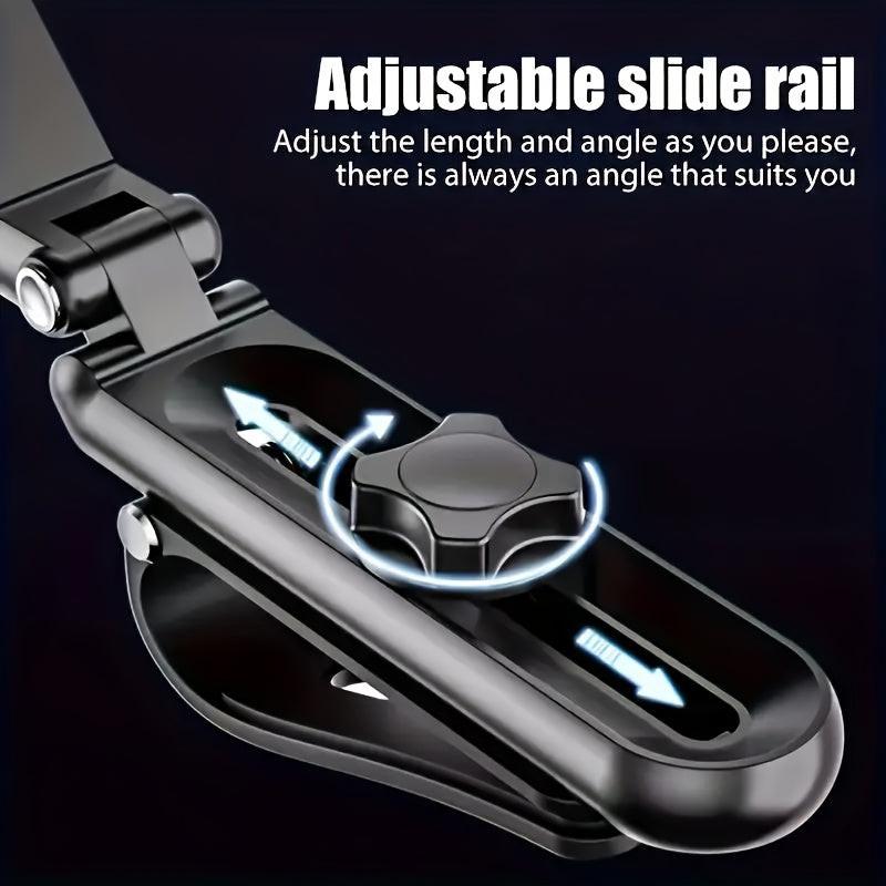 [Durable Sun Visor] Universal 1080° Rotatable Car Phone Holder | ABS Material, Adjustable Mount for Bedroom, Kitchen, Vehicle - Buy online at  Vibe In Cart.
