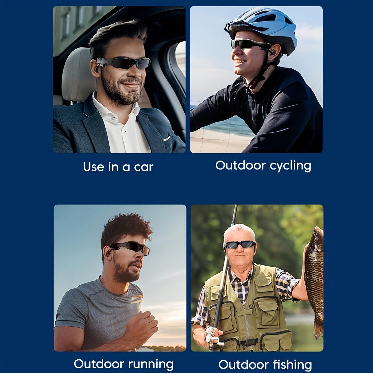 Smart Glasses With Wireless Earphones - Stylish, Atmospheric, Music And Calls, Stereo, Anti-glare, Suitable For Driving, Sports, Outdoor, Couple Gifts - Buy online at  Vibe In Cart.