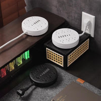 1pc 12-in-1 Multi-functional Power Socket With Surge Protector, 6 AC Outlets, 4 USB Outlets And 2 Type-c Ports. Wall-mountable Power Extension. Portable And Compact Design. Suitable For Home, Office And School. In White And B - Buy online at  Vibe In Cart.