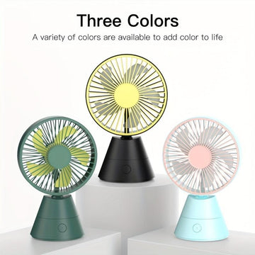 A Desktop Fan That Can Swing Automatically, Portable Fan, 1800mAh/USB Rechargeable Battery, Suitable for Home, Office, Dormitory, Outdoor And Travel Lightweight Portable Cooling Birthday/summer, Office Cooling, Desk Fan, Slee - Buy online at  Vibe In Cart.
