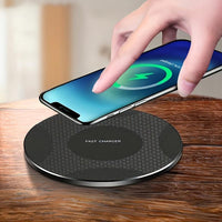 Upgraded Fast Wireless Charger, Compatible with iPhone 17/16/15/14/13/12/11/8 Series, S25/S24/S23/S22/S21/S20/S10/S9/S8/S7/S6 Series, 20/10/9/8/5 Series, Slim Design for Bedside & Office Desk - Buy online at  Vibe In Cart.