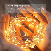 [USB Fairy String Lights] 1pc 20/50/100 LED USB Fairy Lights | Copper Wire String Lights, Warm White Multicolor White | Home, Bedroom, Wedding, Christmas, Holiday, Halloween Decorations - Buy online at  Vibe In Cart.