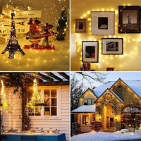 [USB Fairy String Lights] 1pc 20/50/100 LED USB Fairy Lights | Copper Wire String Lights, Warm White Multicolor White | Home, Bedroom, Wedding, Christmas, Holiday, Halloween Decorations - Buy online at  Vibe In Cart.