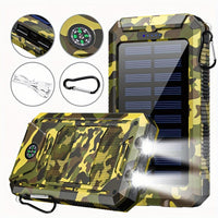 Portable Solar Power Bank 39800 mAh Dual USB Ports