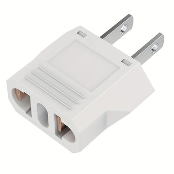 US Plug Adapter, European to USA Travel Plug Adapter, EU to US Plug Converter, Travel from Europe to USA Outlet, Power Travel Adapters European to American, Canada, Mexico, Japan - Buy online at  Vibe In Cart.