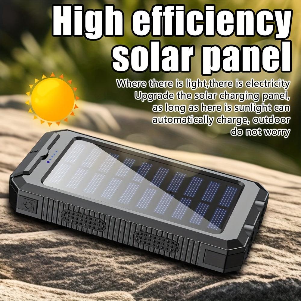 Solar Charger-40000mAh Solar Charger Power Bank -Portable Solar Phone Battery Panel Charger, QC3.0 Dual USB Port Battery Pack Charger Portable For All Cell Phones & Electronic Devices- Long Lasting, Travel Camping, LED Flashl - Buy online at  Vibe In Cart.