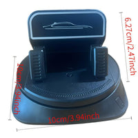 360° Rotatable Car Phone Holder, ABS Material with Silicone Non-Slip Pad, Suitable for Dashboard, Ideal for Cars, Office and Home Use - Buy online at  Vibe In Cart.