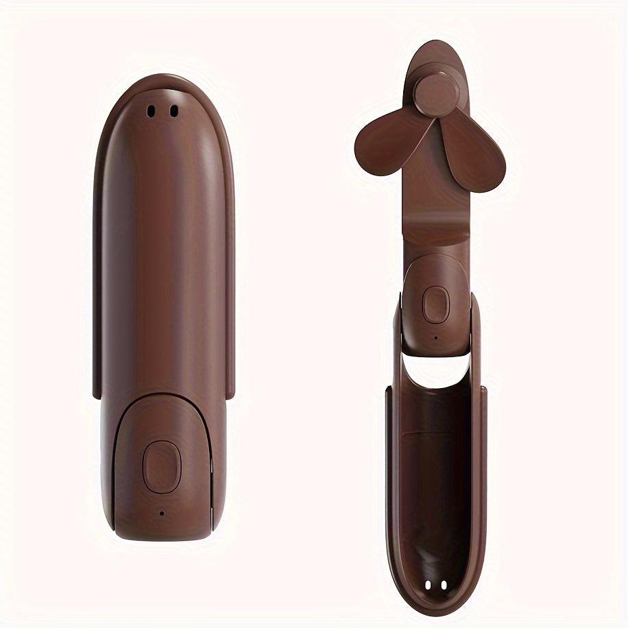 Compact And Portable Mini Fan That Folds, Featuring a High-Capacity, Extended Usage Time, Powerful Airflow, And Multifunctional Capabilities Including an Emergency Power Bank And Flashlight. Ideal for Outdoor Activities, Camp - Buy online at  Vibe In Cart.