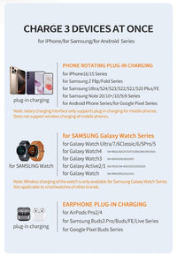 Compatible with Samsung Watch Chargers, Charging Stations, And Wireless Charging, Specifically Designed for The Samsung Galaxy Watch Series. The Plug Charger Is Suitable for Samsung Smartphones, Android Series, And Iphone Mod - Buy online at  Vibe In Cart.