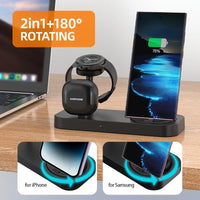 Compatible with Samsung Watch Chargers, Charging Stations, And Wireless Charging, Specifically Designed for The Samsung Galaxy Watch Series. The Plug Charger Is Suitable for Samsung Smartphones, Android Series, And Iphone Mod - Buy online at  Vibe In Cart.