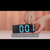 1pc Creative Mirror Digital Alarm Clock | LED Display, Temperature Time Date, USB Plug In, Silent, Portable, Ideal for Home Office Decoration, Perfect Gift for Christmas And Valentine'S Day - Buy online at  Vibe In Cart.