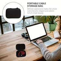 1pc Multifunctional Faux Leather Tech Accessory Organizer with Mesh Pocket, Portable Durable Travel Case for Multiple Devices Charging Cables and Earphones, Coin and Jewelry Box - No Battery - Buy online at  Vibe In Cart.