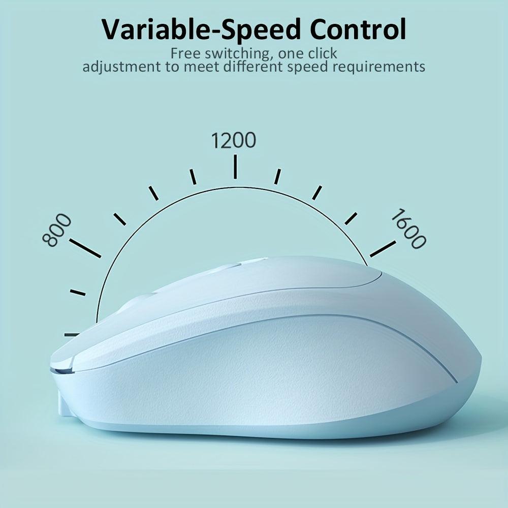 Wireless Mouse, Dual-Mode Portable Computer Mouse with Silent Clicking, Charged with Type-C Interface, Suitable for Laptop/Tablet/PC/Desktop Mouse - Buy online at  Vibe In Cart.