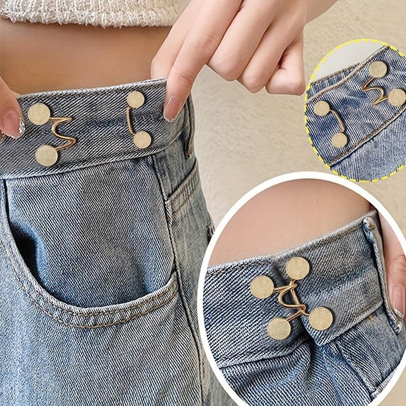 [Adjustable Buckle Belt] Light Blue Denim Adjustable No-Hole Waist Buckle Belt | Floral Decorative Removable Jean Fixer for Women, Casual Street Style, Perfect for Weekend or Daily Wear, Jean Belt Replacement - Buy online at  Vibe In Cart.