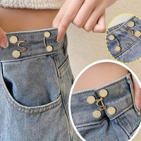 [Adjustable Buckle Belt] Light Blue Denim Adjustable No-Hole Waist Buckle Belt | Floral Decorative Removable Jean Fixer for Women, Casual Street Style, Perfect for Weekend or Daily Wear, Jean Belt Replacement - Buy online at  Vibe In Cart.