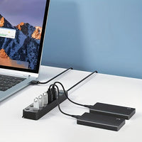 [Usb Adapter Hub] 1pc 7 Ports/ 4 Ports LED USB Adapter Hub Power On/ Off Switch For PC Laptop Computer - Buy online at  Vibe In Cart.
