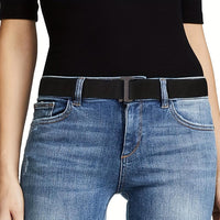 2D Flat, 1pc Women No Show Stretch Belt Invisible Elastic Web Strap Belt with Flat Buckle for Jeans Pants Dresses - Buy online at  Vibe In Cart.