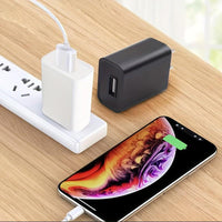 1-Pack USB Wall Charger Block 5V1A | Portable Travel Power Adapter Plug for iPhone/iPad/Samsung/HTC/LG/Nokia, Lightweight, Travel-Friendly, Operates on 110V/220V - Buy online at  Vibe In Cart.